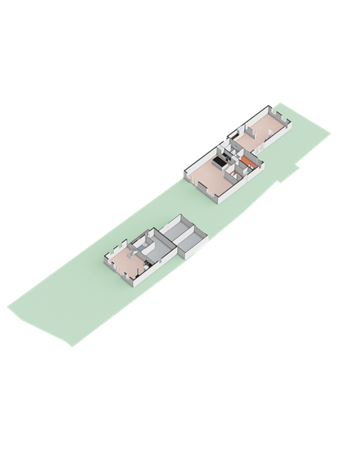 Floorplan - Dorpsstraat 54, 3751 ES Bunschoten-Spakenburg